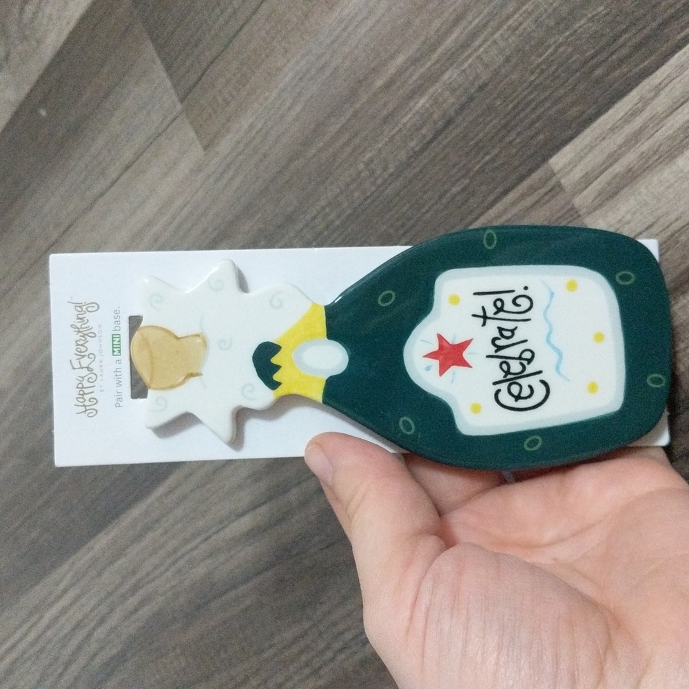 NWT Cotton Colors Champagne Bottle Celebrate Attachment.